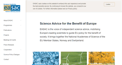 Desktop Screenshot of easac.eu