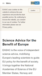 Mobile Screenshot of easac.eu